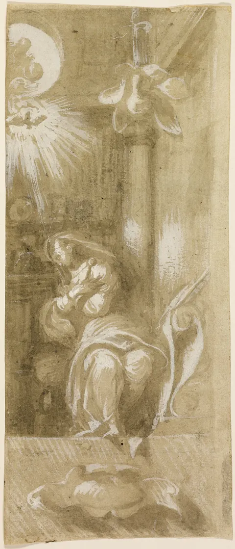 Study for the Virgin Annunciate