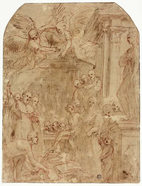 Study for the Trial of Saint Dominic's and Albigensian Books by Fire