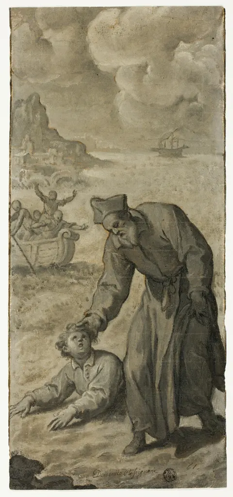 Study for Saint Philip Neri Rescuing a Drowning Youth
